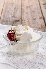 Vanilla ice-cream
