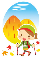 秋　トレッキング