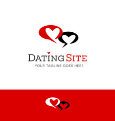 logo design for dating related site or business