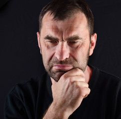 Naklejka premium Portrait of mature man