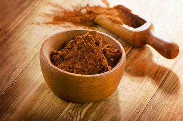 Cacao powder.