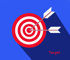 arrows on target 