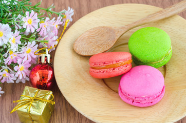 Colorful macaroons.