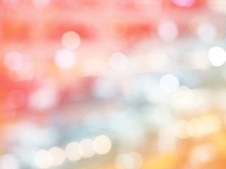 Abstract photo of light burst raindrops and glitter bokeh lights background. Image is blurred and...