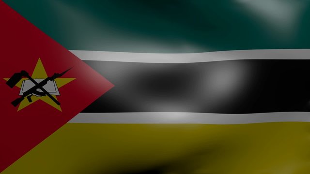 mozambique strong wind flag
