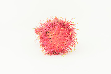 fresh rambutan isolated