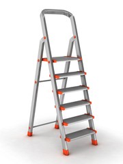 Ladder isolated on white