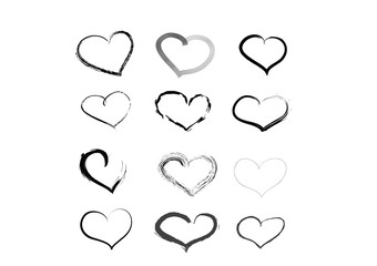 grafika,oko,lista zakupów,serca,kartka © monikakosz