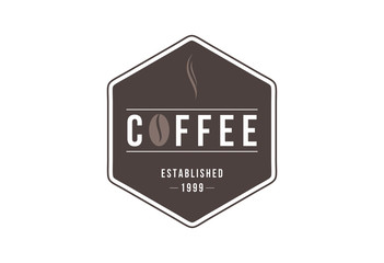 Coffee brand vector illustration