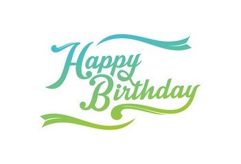 Happy birthday vector Illustration design