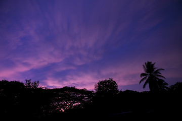 sky clouds twilight background