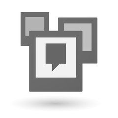 Isolated group of photos with a tooltip