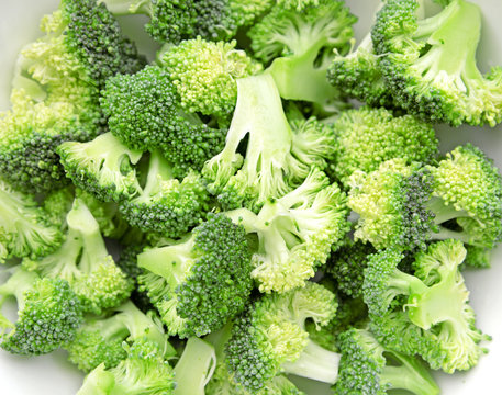 Fresh broccoli background