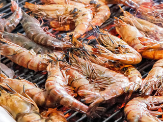 Grill prawn