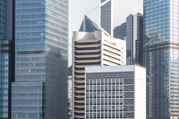 Obraz premium Hong Kong business district