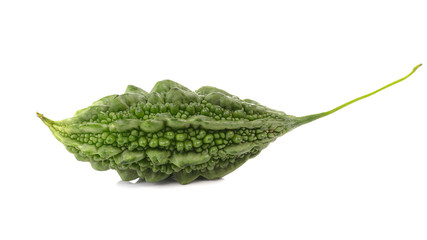 Bitter melon isolated on white background