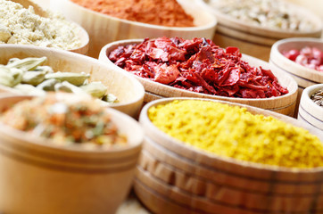 Assorted spices