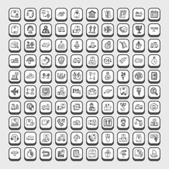 doodle logistics icons