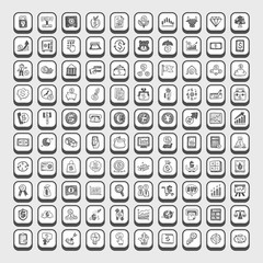 doodle financial icons