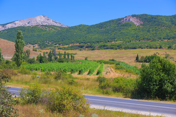 Crimea mountain landscape