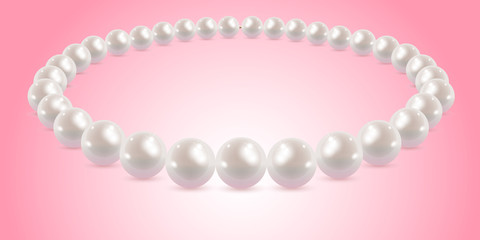 Pearl necklace.