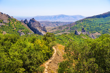 Crimea mountain landscape