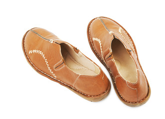 Leather shoes for women