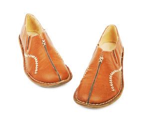 Leather shoes for women