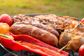 grilled sausage