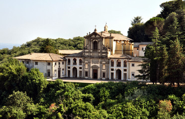 Fototapeta na wymiar Chiesa di Santa Teresa in Caprarola, Viterbo, Lazio, Italia
