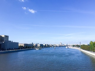 Fototapeta premium Embankment, Moscow, Russia.