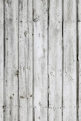 Vintage  White  Wood Wall