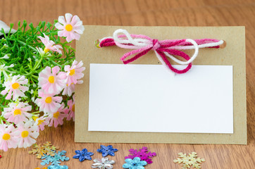 Blank greeting card