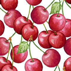 cherry seamless background