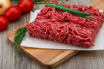 Raw minced meat