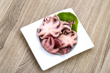 Marinated octopus