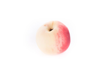 Sweet peach isolated on white