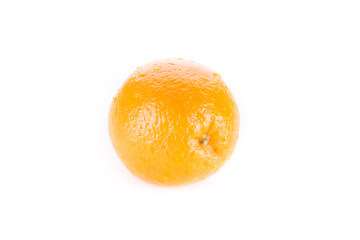 Ripe orange isolated on white