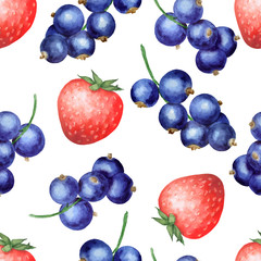 Berries  seamless pattern