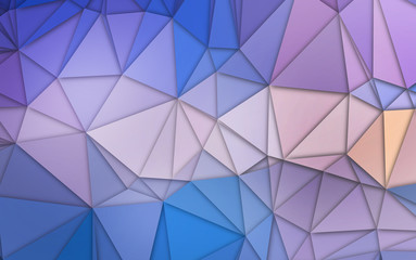 Abstract 3D Simple geometric  nature tone origami mixed colors background 16