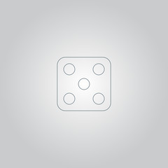 One dices - side with 5