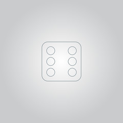 One dices - side with 6