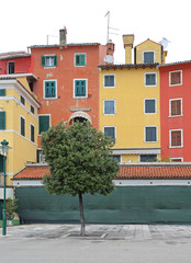Fototapeta na wymiar Color Houses