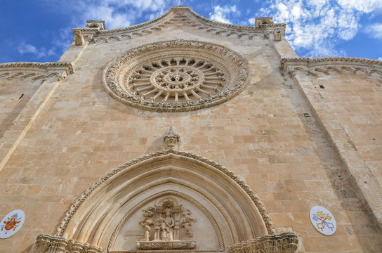 Cathedral facade in Ostuni, Puglia, Italy