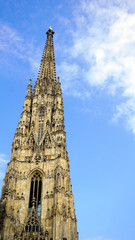 Fototapeta na wymiar tower of St. Stephan cathedral in Vienna