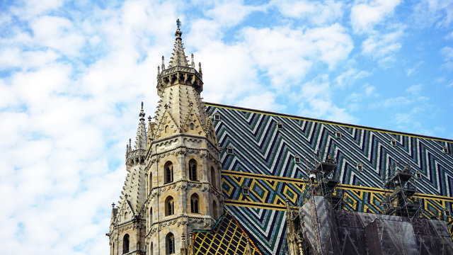 Top of St. Stephan cathedral
