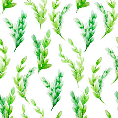 leaves seamless pattern