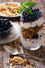 Parfait breakfast