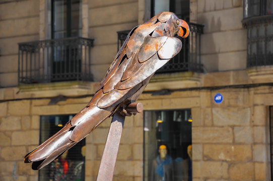 Pontevedra, Galicia, Espa&ntilde;a, monumento al loro Ravachol
