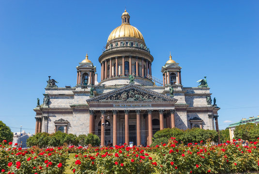 Saint Isaac Cathedral in Petersburg